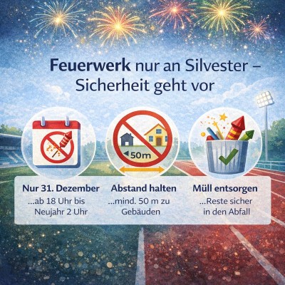Gemeinde Tiefenbronn erinnert an Regeln für Feuerwerk zu Silvester